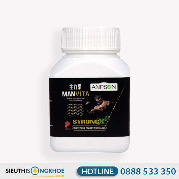 Manvita - Viên Uống Hỗ Trợ Bổ Thận & Tăng Cường Sinh Lý Nam Giới