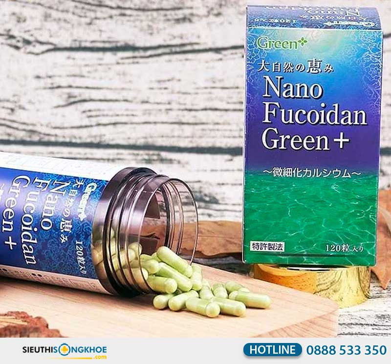 nano fucoidan green+ giá bao nhiêu