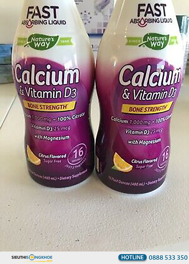 nature's way calcium & vitamin d3 liquid