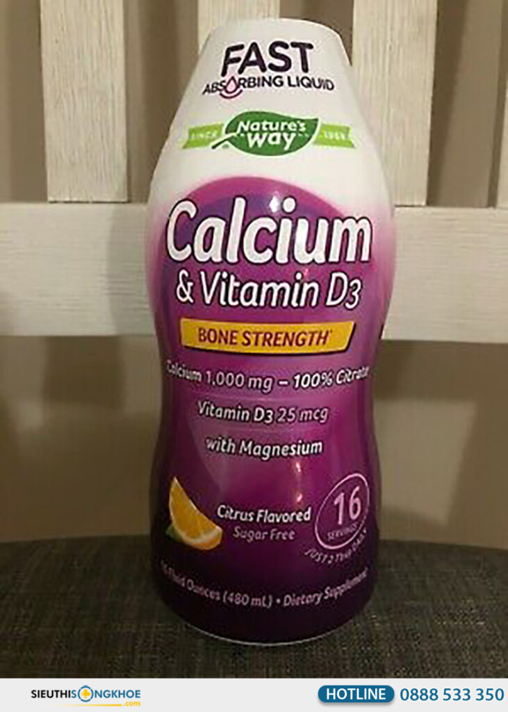 Nature's Way Calcium & Vitamin D3 Liquid [289.000đ] Dành Cho Xương