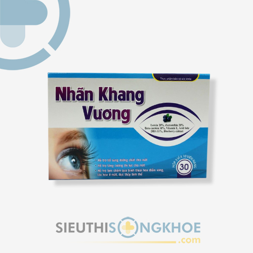 Nhãn Khang Vương - Viên Uống Hỗ Trợ Giảm Khô & Dưỡng Sáng Mắt
