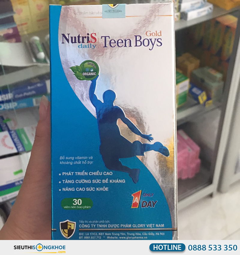 nutris daily teen boys gold
