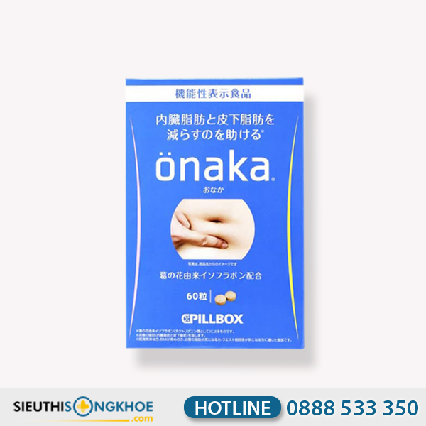 Onaka Pillbox - Viên Uống Hỗ Trợ Đốt Cháy Mỡ Bụng & Cân Bằng Nội Tiết Tố