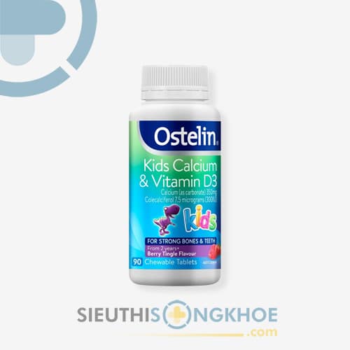 Ostelin Kids Calcium & Vitamin D3 - Sản Phẩm Hỗ Trợ Tăng Chiều Cao & Cải Thiện Não Bộ Cho Trẻ
