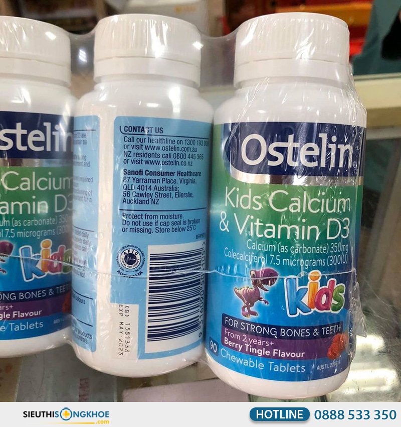 ostelin kids calcium & vitamin d3