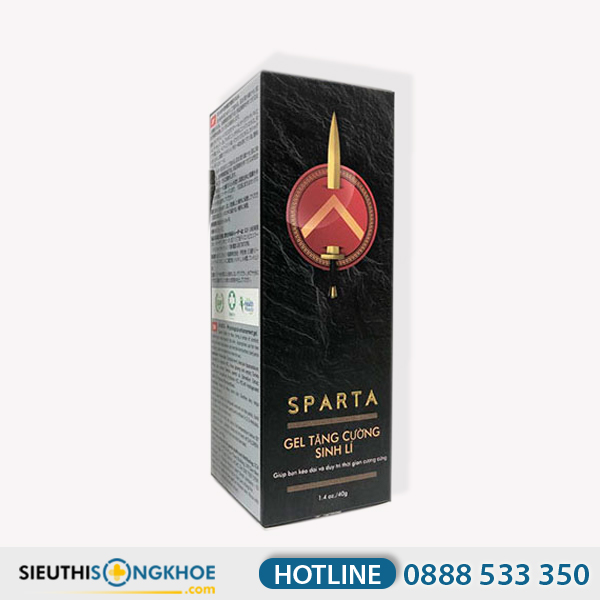 Sparta Gel - Sản Phẩm Hỗ Trợ Tăng Size Cậu Nhỏ Của Nam Giới
