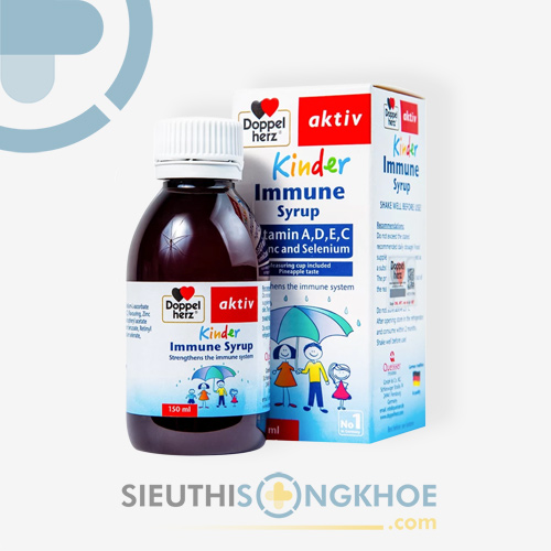Kinder Immune Syrup Hỗ Trợ Tăng Cường Sức Khoẻ Thể Chất Trẻ Em Chai 250ml