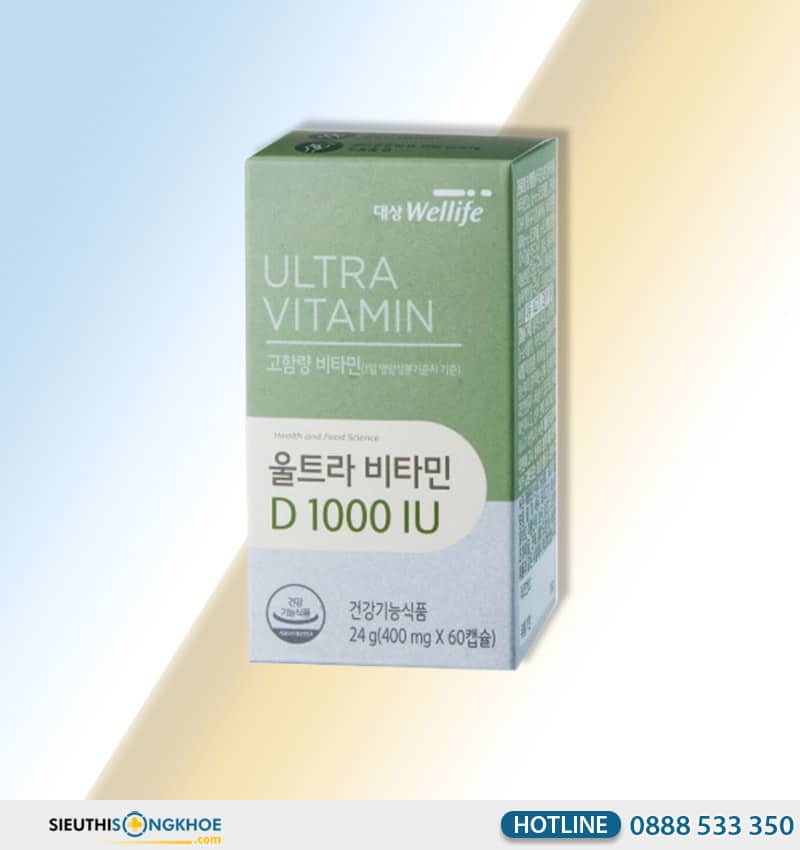 ultra vitamin d 1000 iu daesang wellife