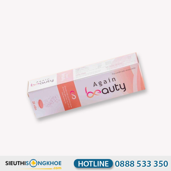 Again Beauty Viên Sủi Hỗ Trợ Dưỡng Da & Chống Lão Hoá Hộp 20 Viên