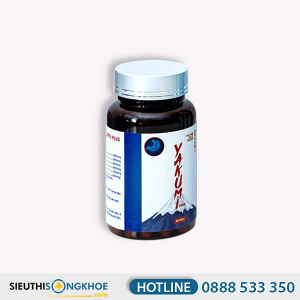 Yakumi Plus - Viên Uống Hỗ Trợ Giảm Viêm Loét & Ổn Định Sức Khoẻ Dạ Dày