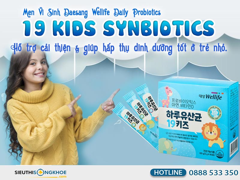 men vi sinh daesang wellife daily probiotics 19 kids synbiotics