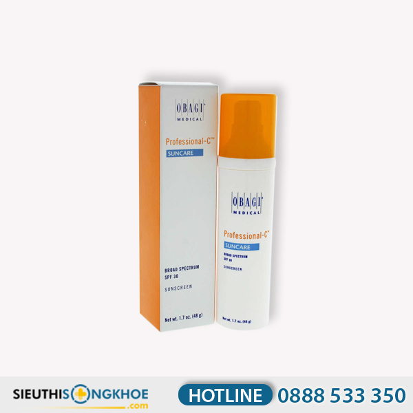 Obagi Professional C Suncare SPF 30 - Sản Phẩm Kem Hỗ Trợ Chống Tia UV