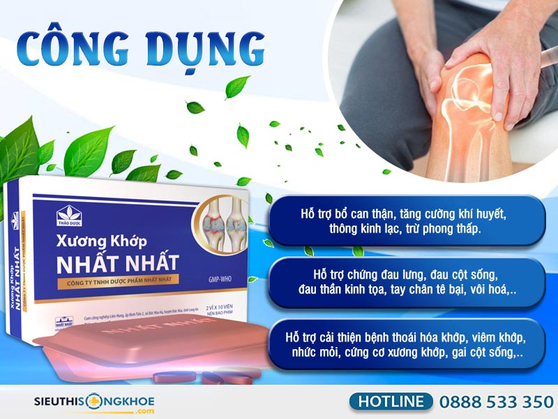 công dụng của xuong khop nhat nhat