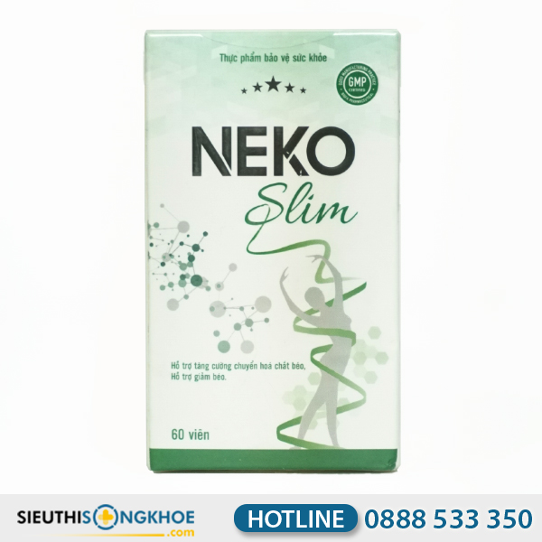 Neko Slim - Viên Uống Hỗ Trợ Đốt Cháy Mỡ Thừa Cho Người Béo Phì