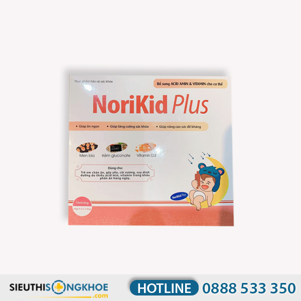 Norikid Plus - Sản Phẩm Hỗ Trợ Cải Thiện Hệ Tiêu Hoá Đường Ruột Trẻ Em