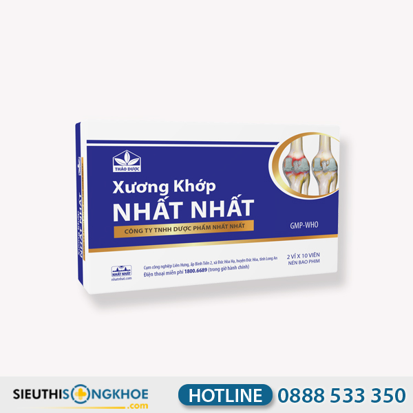 Xương Khớp Nhất Nhất - Viên Uống Hỗ Trợ Điều Trị Đau Thần Kinh Toạ & Thoái Hoá Xương Khớp