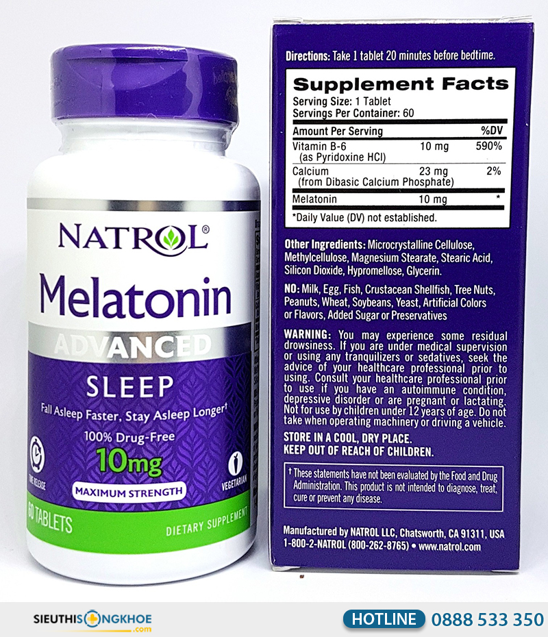 natrol melatonin 10mg