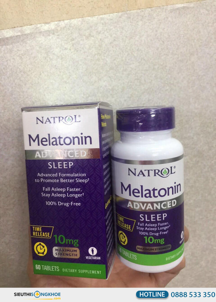 Natrol Melatonin 10mg [300.000đ] - Hỗ Trợ Đi Vào Giấc Ngủ Sâu