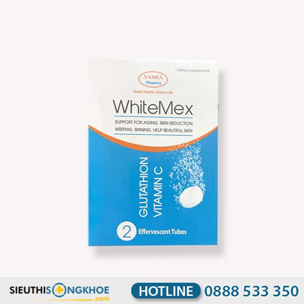 Whitemex - Viên Sủi Hỗ Trợ Dưỡng Trắng Da