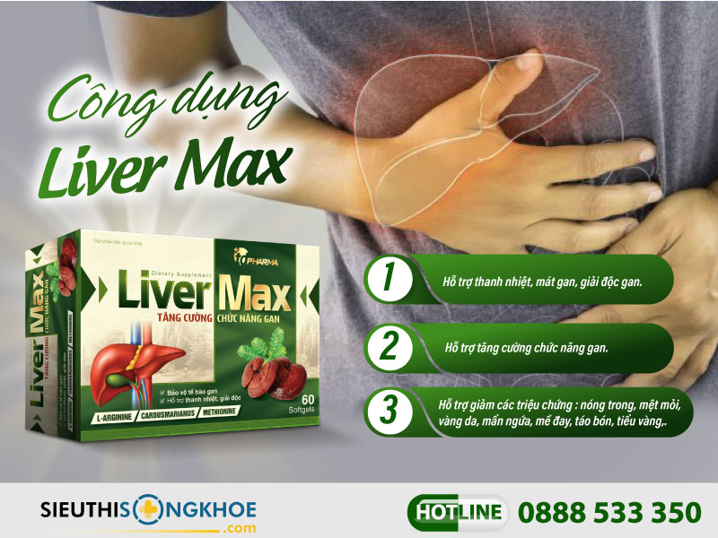 công dụng của liver max