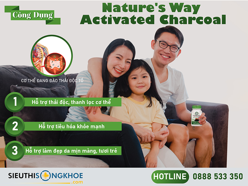 công dụng của nature's way activated charcoal