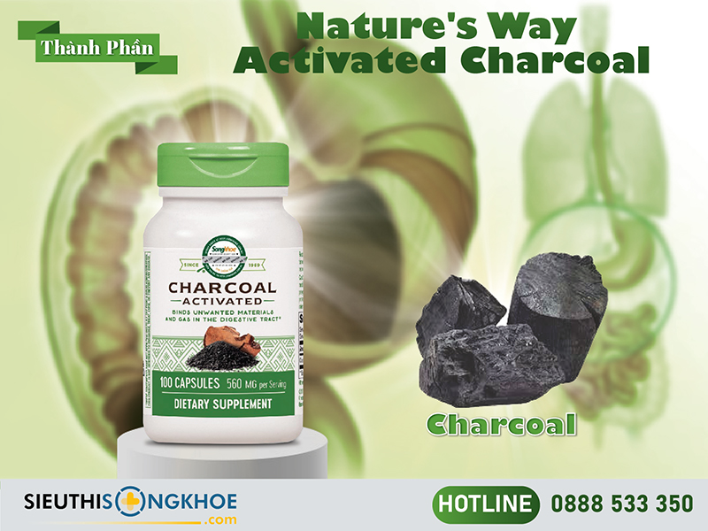thành phần của nature's way activated charcoal