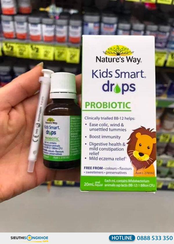 Nature's Way Kids Smart Drops Probiotic [420.000đ] - Hỗ Trợ Tiêu Hoá Trẻ
