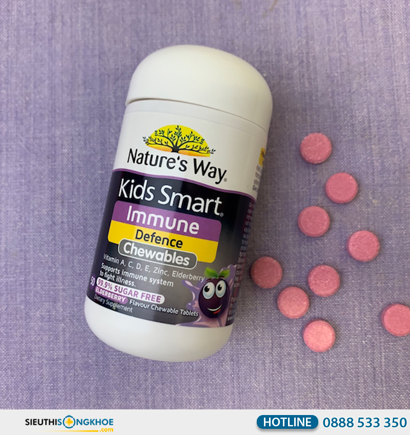 nature's way kids smart immune defence chewable tablets