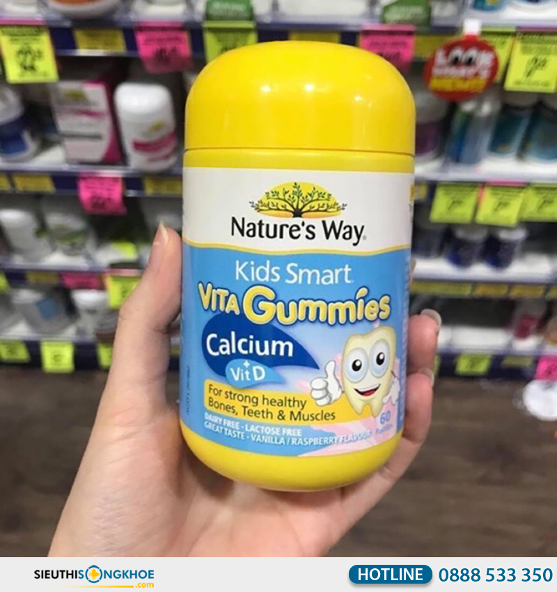 nature's way kids smart vita gummies calcium + vitamin d
