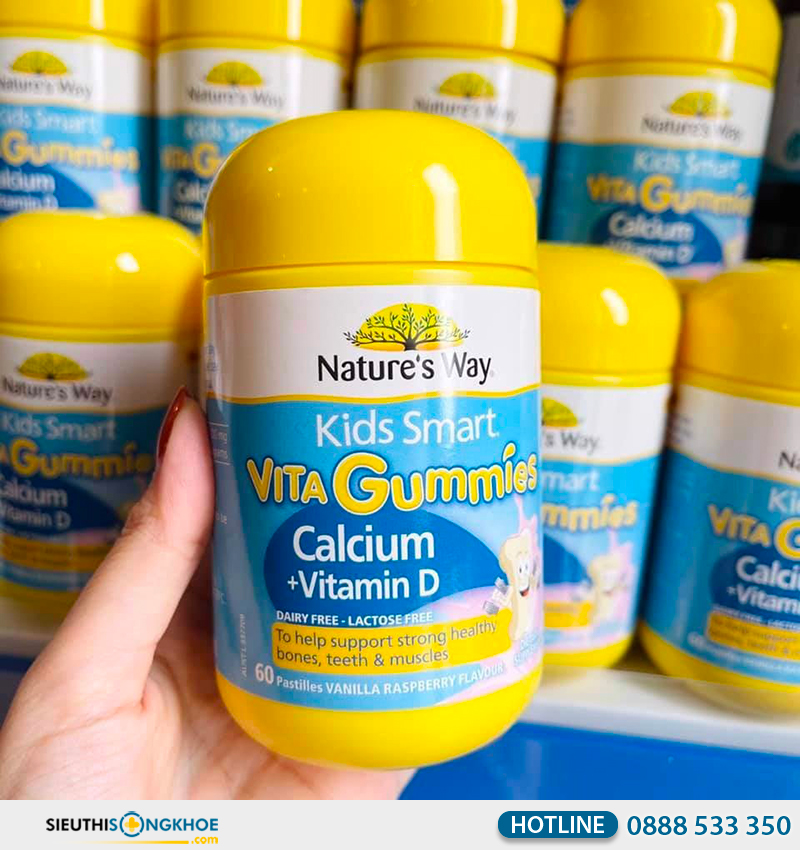 nature's way kids smart vita gummies calcium + vitamin d