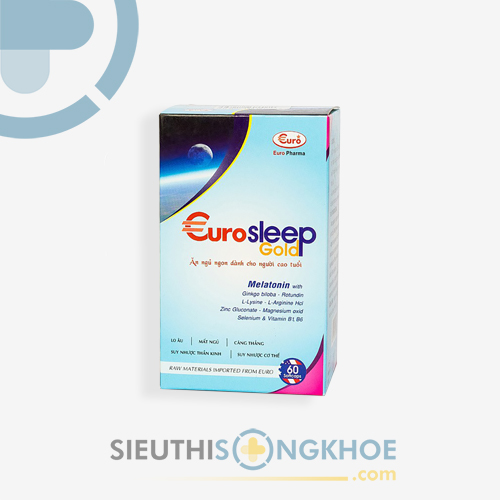 Euro Sleep Gold - Viên Uống Hỗ Trợ Phục Hồi Giấc Ngủ Sâu & Cải Thiện Hệ Tiêu Hoá