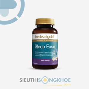 Herbs Of Gold Sleep Ease – Viên Uống Hỗ Trợ Điều Hoà Não Bộ & Phục Hồi Giấc Ngủ Sâu