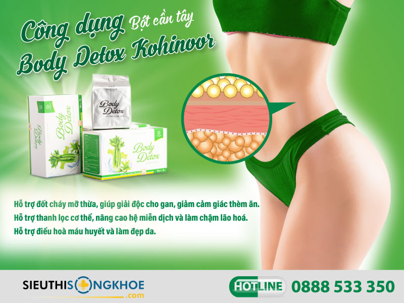 công dụng của body detox kohinoor
