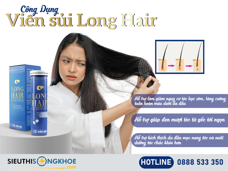 công dụng của viên sủi long hair