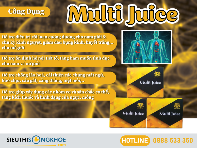 công dụng của multi juice