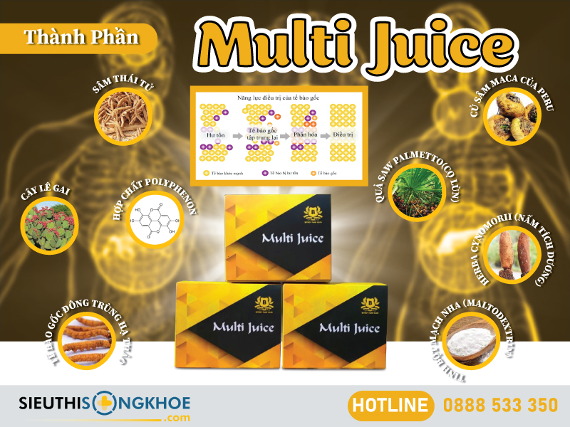 thành phần của multi juice