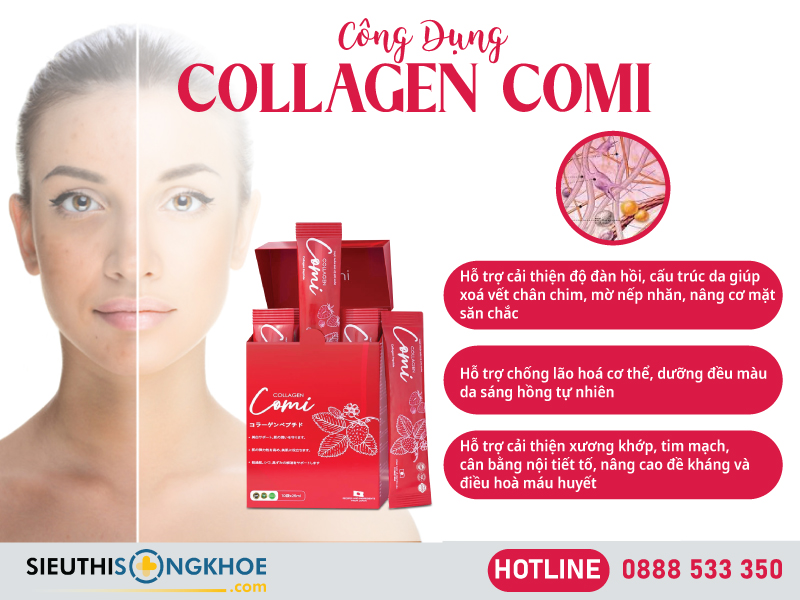 công dụng collagen comi