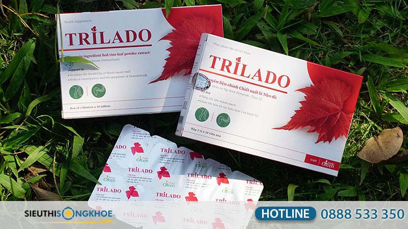 trilado hỗ trợ điều trị trĩ