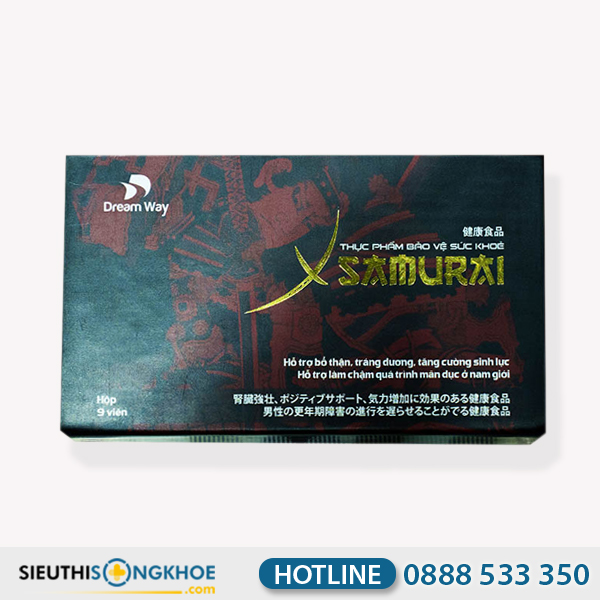 X Samurai - Sản Phẩm Hỗ Trợ Cải Thiện Xuất Tinh Sớm & Nâng Cao Sinh Lực Phái Mạnh