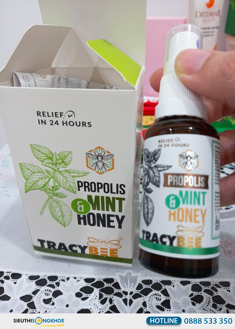 keo ong propolis mint & honey tracybee