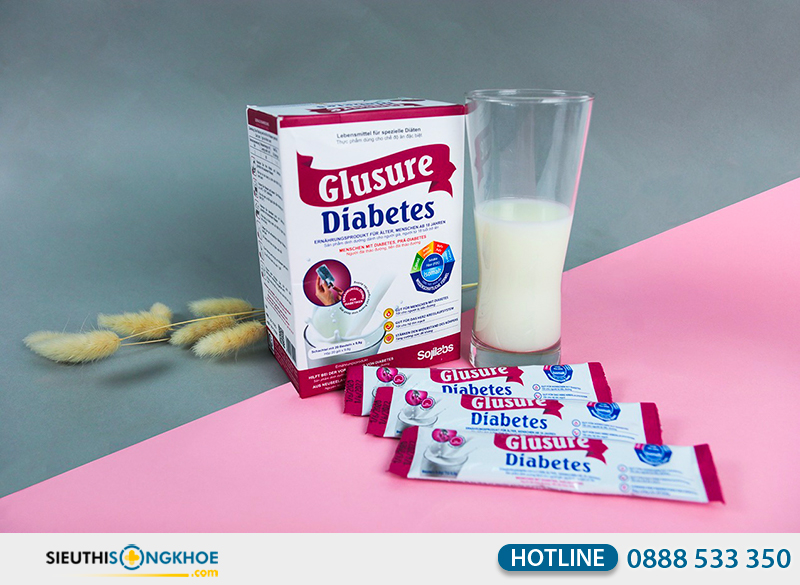 sữa tiểu đường glusure diabetes