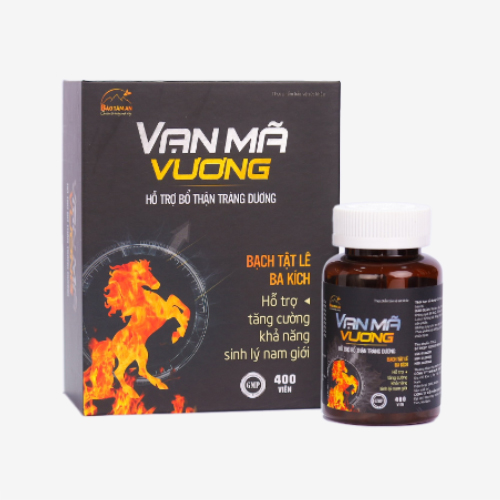 Vạn Mã Vương Viên Uống Hỗ Trợ Tăng Sinh Lý Nam Hộp 400 Viên