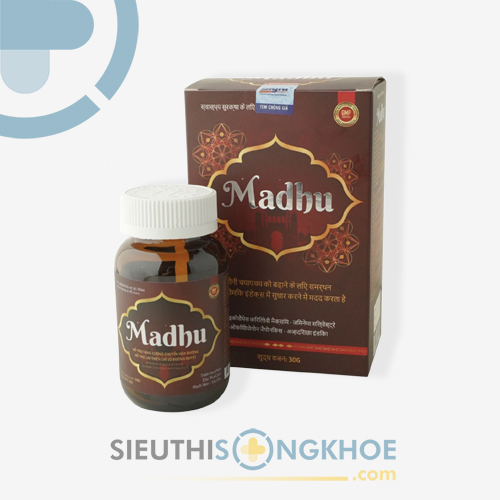 Madhu - Viên Uống Hỗ Trợ Cải Thiện & Ngăn Ngừa Biến Chứng Bệnh Tiểu Đường
