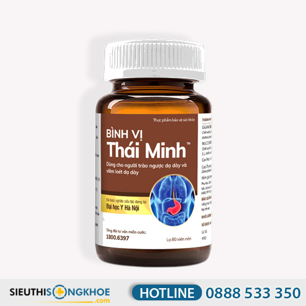 Bình Vị Thái Minh [590.000đ] - Hỗ Trợ Phục Hồi Dạ Dày Tá Tràng