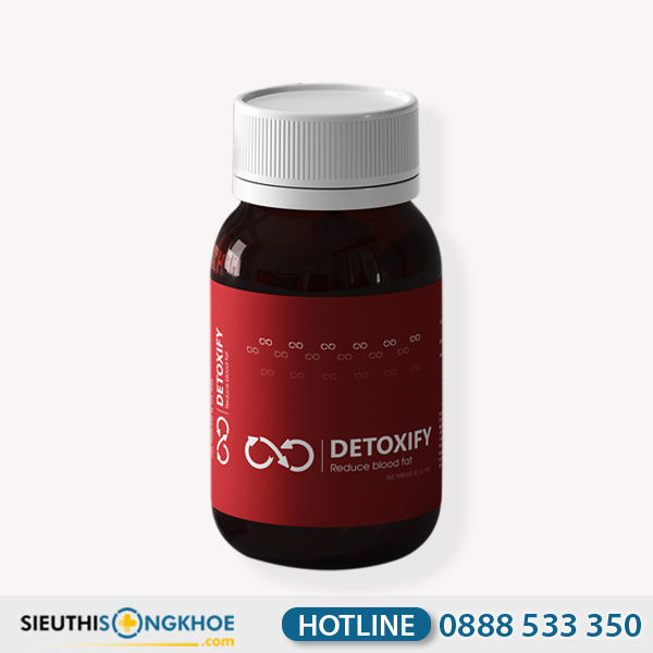 Detoxify - Viên Uống Hỗ Trợ Loại Bỏ Mỡ Máu & Ngăn Ngừa Xơ Vữa Mạch Máu