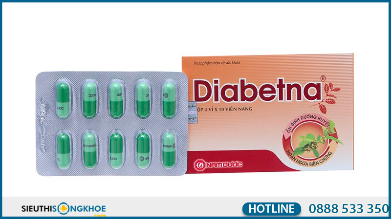 Diabetna là sản phẩm hỗ trợ trị tiểu đường hiệu quả