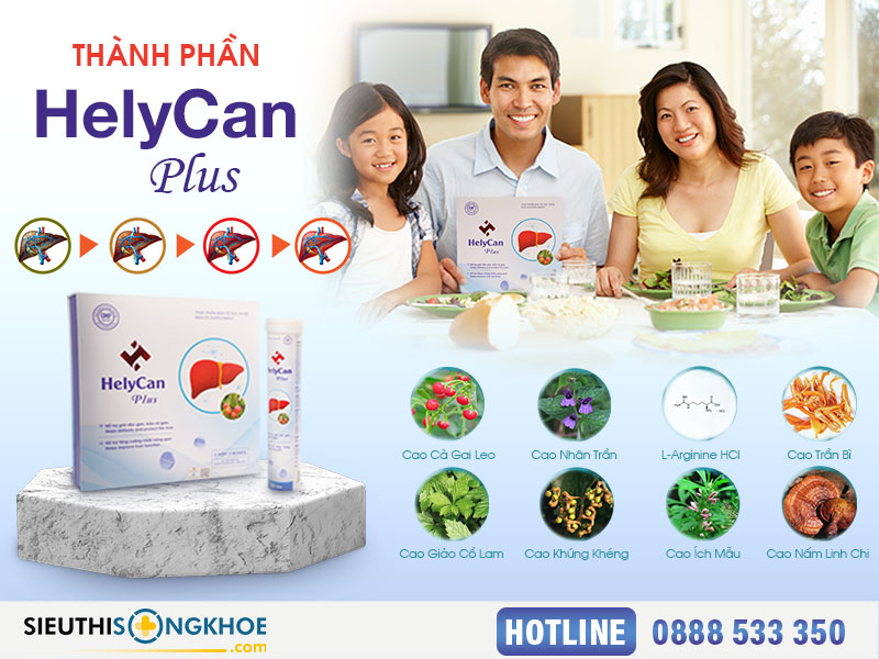 thành phần của helycan plus