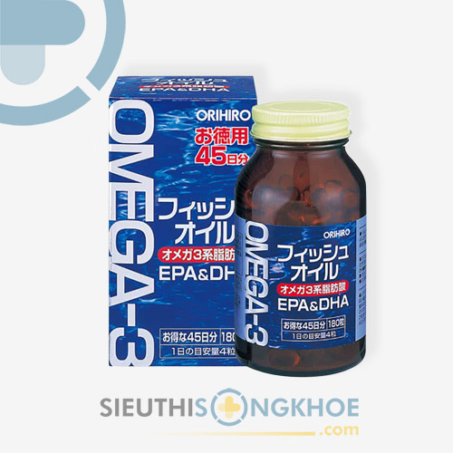 Omega 3 Orihiro - Viên Uống Hỗ Trợ Nâng Cao Sức Khoẻ Tim Mạch & Trí Não
