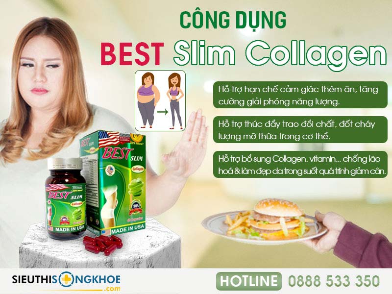công dụng của best slim collagen