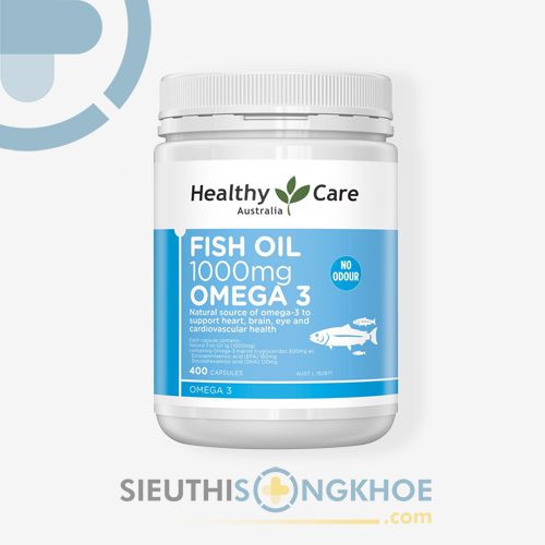 Healthy Care Fish Oil 1000mg Omega 3 Viên Uống Hỗ Trợ Cung Cấp Omega 3